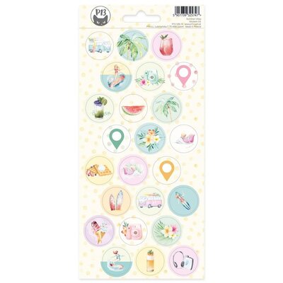 P13 Cardstock Stickers 4X9 - Summer Vibes (#03) P13 Cardstock Stickers 4X9 - Summer Vibes (#03)