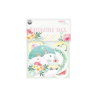 P13 Double-Sided Cardstock Tags - Summer Vibes (#01) P13 Double-Sided Cardstock Tags - Summer Vibes (#01)