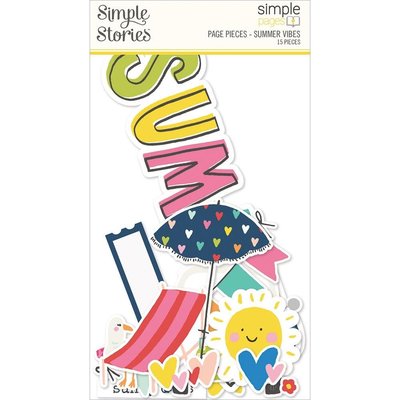 Simple Stories Simple Pages Page Pieces (summer vibes)(sunkissed) Simple Stories Simple Pages Page Pieces (summer vibes)(sunkissed)