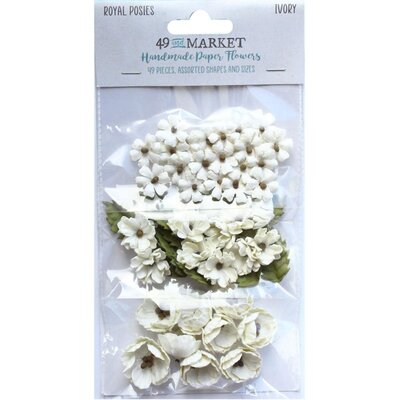 49 and Market Royal Posies (ivory) 49 and Market Royal Posies (ivory)