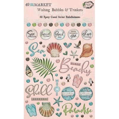 49 and Market Wishing Bubbles & Trinkets (vintage artistry beached) 49 and Market Wishing Bubbles & Trinkets (vintage artistry beached)