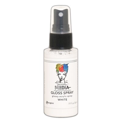 Dina Wakley Media Gloss Spray (white) Dina Wakley Media Gloss Spray (white)