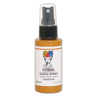 Dina Wakley Media Gloss Spray (cheddar) Dina Wakley Media Gloss Spray (cheddar)