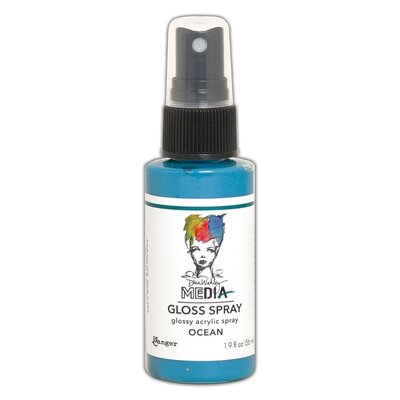 Dina Wakley Media Gloss Spray (ocean) Dina Wakley Media Gloss Spray (ocean)