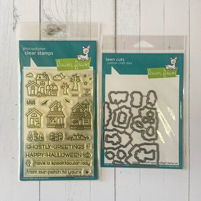 Lawn Fawn Stamp and Die (spooky village) Lawn Fawn Stamp and Die (spooky village)