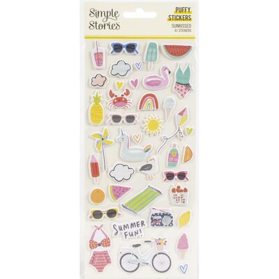 Simple Stories Puffy Stickers (sunkissed) Simple Stories Puffy Stickers (sunkissed)