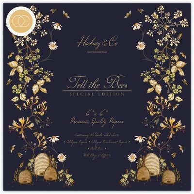 Craft Consortium Paper Pad 6x6 (tell the bees - special edition) Craft Consortium Paper Pad 6x6 (tell the bees - special edition)