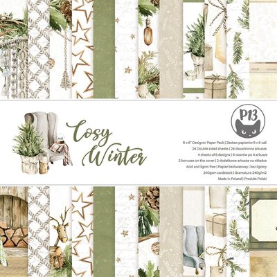 P13 Double-Sided Paper Pad 6x6 (cosy winter) P13 Double-Sided Paper Pad 6x6 (cosy winter)