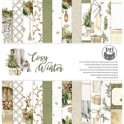 P13 Double-Sided Paper Pad 12x12 (cosy winter) P13 Double-Sided Paper Pad 12x12 (cosy winter)