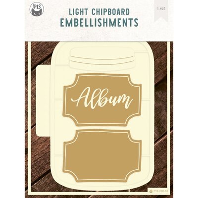 P13 Chipboard Album Base (jar) P13 Chipboard Album Base (jar)