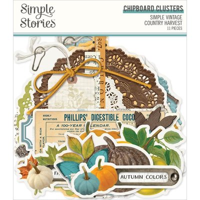 Simple Stories *PRE-ORDER* Chipboard Clusters (vintage country harvest) Simple Stories *PRE-ORDER* Chipboard Clusters (vintage country harvest)