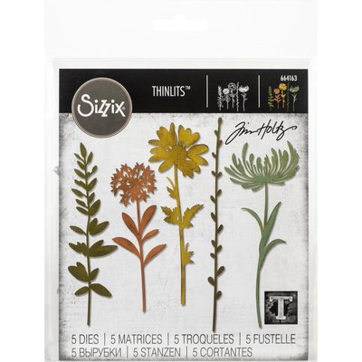 Tim Holtz - Sizzix Thinlits Dies (wildflower stems #1) Tim Holtz - Sizzix Thinlits Dies (wildflower stems #1)