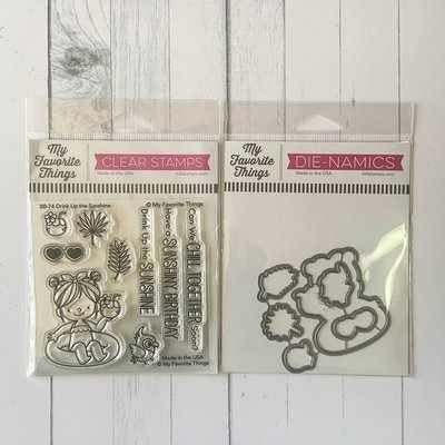 My Favourite Things Stamp and Die (drink up the sunshine) My Favourite Things Stamp and Die (drink up the sunshine)