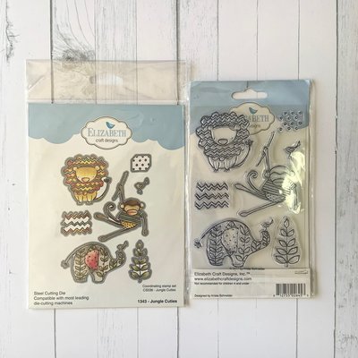 Elizabeth Craft Designs Stamp and Die by Krista Designs (jungle cuties) Elizabeth Craft Designs Stamp and Die by Krista Designs (jungle cuties)