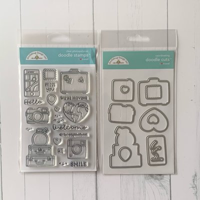 Doodlebug Stamp and Die (I heart travel) Doodlebug Stamp and Die (I heart travel)