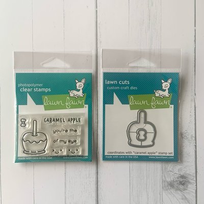 Lawn Fawn Stamp and Die (caramel apple stamp) Lawn Fawn Stamp and Die (caramel apple stamp)