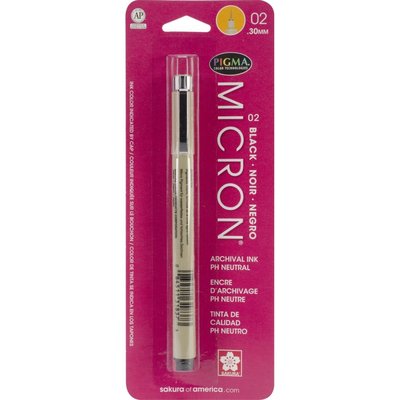 Sakura Black Pigma Micron Pen 02 (.30 mm) Sakura Black Pigma Micron Pen 02 (.30 mm)