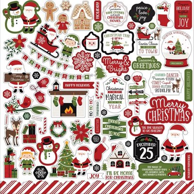 Echo Park Paper Element Cardstock Stickers 12X12 (christmas magic) Echo Park Paper Element Cardstock Stickers 12X12 (christmas magic)