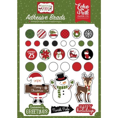 Echo Park Paper Decorative Brads (christmas magic) Echo Park Paper Decorative Brads (christmas magic)