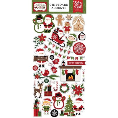 Echo Park Paper Chipboard Accents 6x13 (christmas magic) Echo Park Paper Chipboard Accents 6x13 (christmas magic)
