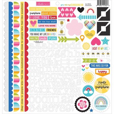 Bella Blvd Cardstock Stickers 12x12 - You Are My Sunshine (doohickey) Bella Blvd Cardstock Stickers 12x12 - You Are My Sunshine (doohickey)