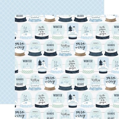 Echo Park Paper Double-Sided Cardstock 12X12 - Winter (winter is magical) Echo Park Paper Double-Sided Cardstock 12X12 - Winter (winter is magical)