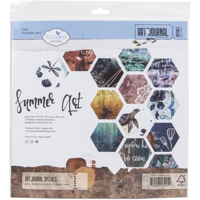 Elizabeth Craft Designs Double-Sided Cardstock Pack - Art Journal (summer art) Elizabeth Craft Designs Double-Sided Cardstock Pack - Art Journal (summer art)