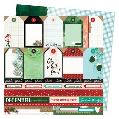 American Crafts Double-Sided Cardstock 12x12 - Warm Wishes (oh what fun) American Crafts Double-Sided Cardstock 12x12 - Warm Wishes (oh what fun)