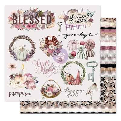 Prima Marketing *PRE-ORDER* Hello Pink Autumn Double-Sided Cardstock 12x12 (sweater weather) Prima Marketing *PRE-ORDER* Hello Pink Autumn Double-Sided Cardstock 12x12 (sweater weather)