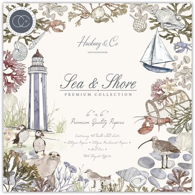 Craft Consortium Double-Sided Paper Pad 6x6 (sea & shore) Craft Consortium Double-Sided Paper Pad 6x6 (sea & shore)