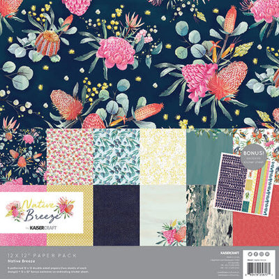 Kaisercraft Paper Pack 12x12 (native breeze) Kaisercraft Paper Pack 12x12 (native breeze)