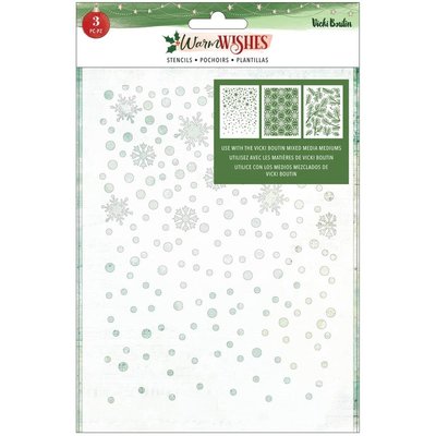 American Crafts Stencils (warm wishes) American Crafts Stencils (warm wishes)