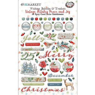 49 and Market Wishing Bubbles & Trinkets (peace & joy) 49 and Market Wishing Bubbles & Trinkets (peace & joy)