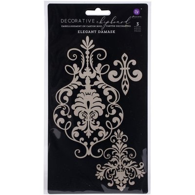 Prima Marketing Laser Cut Chipboard (elegant damansk) Prima Marketing Laser Cut Chipboard (elegant damansk)