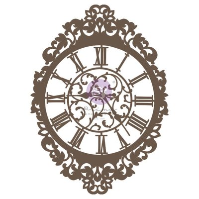 Prima Marketing Laser Cut Chipboard (time is now) Prima Marketing Laser Cut Chipboard (time is now)