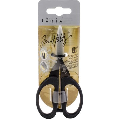 Tonic Studios Tim Holtz Scissors (non-stick micro serrated mini snips 5") Tonic Studios Tim Holtz Scissors (non-stick micro serrated mini snips 5")