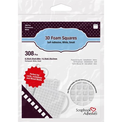 Scrapbook Adhesives 3D Foam Squares (white micro) Scrapbook Adhesives 3D Foam Squares (white micro)