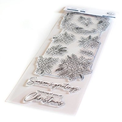 Pinkfresh Studio Clear Stamps (poinsettia) Pinkfresh Studio Clear Stamps (poinsettia)