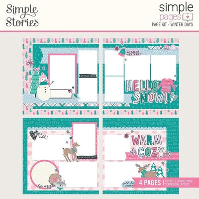 Simple Stories Simple Pages Page Kit - Feelin' Frosty Simple Stories Simple Pages Page Kit - Feelin' Frosty