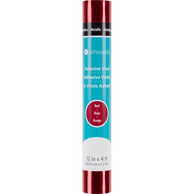 Silhouette Permanent Metallic Vinyl 12" (red) Silhouette Permanent Metallic Vinyl 12" (red)