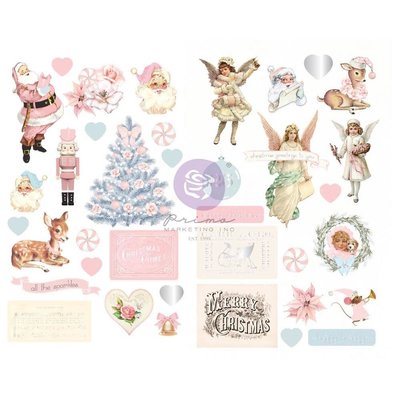 Prima Marketing Chipboard Stickers (christmas sparkle) Prima Marketing Chipboard Stickers (christmas sparkle)