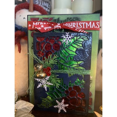 Cathie Allan Class ~ Holly Pieces Ornament and Card Class Cathie Allan Class ~ Holly Pieces Ornament and Card Class