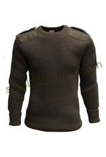 MILCOT MILITARY Wool Sweater100% Military Style Olive