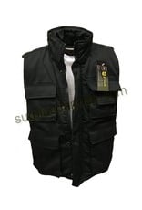 MILCOT MILITARY Veste Ranger Sans Manches Noir