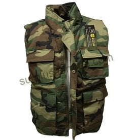 SGS Veste Ranger Sans Manches Woodland SGS