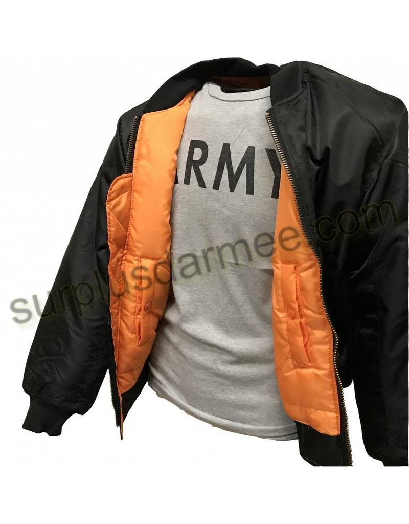 SGS Manteau D'Aviation Bomber Style Militaire SGS