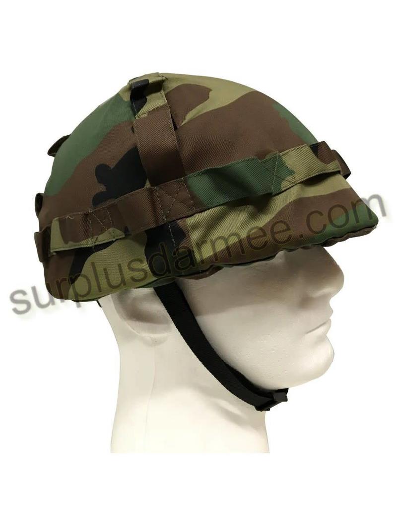 MILCOT MILITARY Casque Woodland Plastique Importé