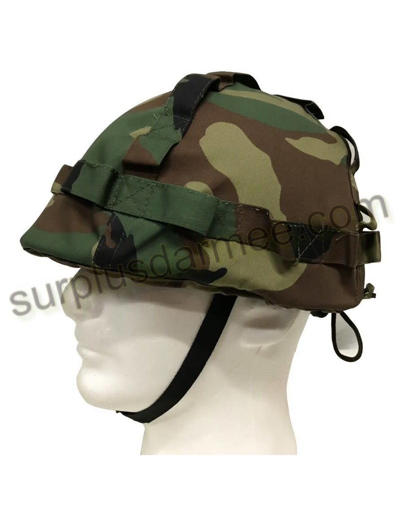 MILCOT MILITARY Imported Woodland Plastic Military Helmet