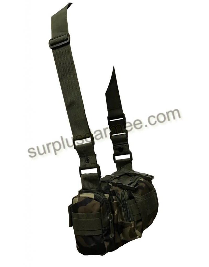 SGS Sac Pochette Taille et Bandoulière Tactical SGS