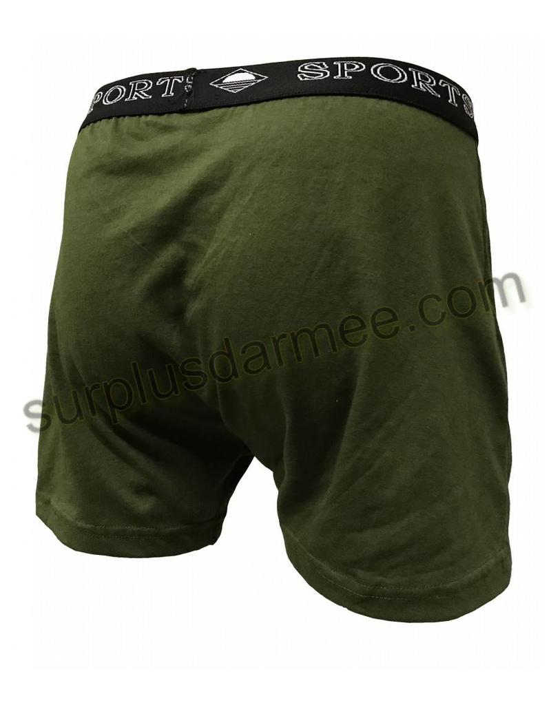 SPORTSMAN Boxer Sous-Vêtement Sportsman Olive Armée